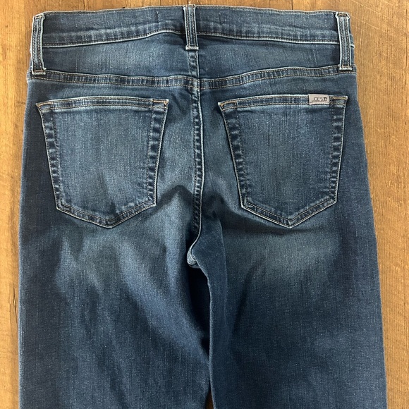 Joe’s Jeans Mid Rise Cropped Raw Hem Jeans Size 27 Medium Wash - Picture 10 of 11